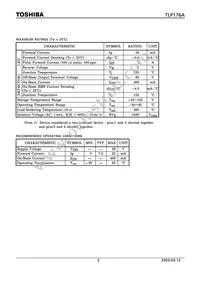 TLP176A(F) Datasheet Page 2