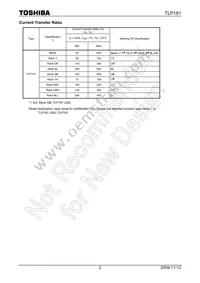 TLP181(GR Datasheet Page 2