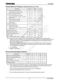 TLP2631(LF5 Datasheet Page 2