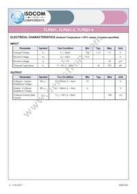 TLP621-2X Datasheet Page 2