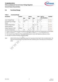 TLS805B1LDV33XUMA1 Datasheet Page 8