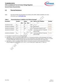 TLS805B1LDV33XUMA1 Datasheet Page 9
