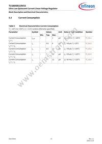 TLS805B1LDV33XUMA1 Datasheet Page 15