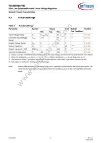 TLS810B1EJV33XUMA1 Datasheet Page 8