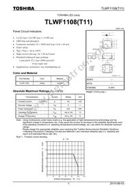 TLWF1108(T11(O Datasheet Cover