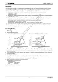 TLWF1109(T11(O Datasheet Page 5