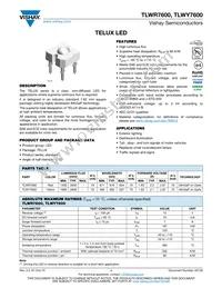 TLWY7600 Datasheet Cover