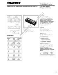 TM400DZ-2H Datasheet Cover