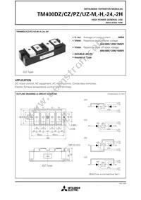 TM400DZ-H Datasheet Cover