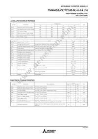 TM400DZ-H Datasheet Page 2