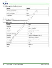 TM7000B Datasheet Page 20