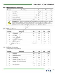 TM7000B Datasheet Page 21