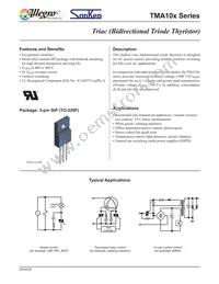 TMA104S-L Datasheet Cover