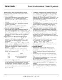 TMA126G-L Datasheet Page 8