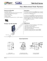 TMA166S-L Datasheet Cover