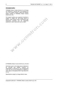 TMC222-SI Datasheet Page 2