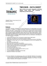 TMC236B-PA Datasheet Cover