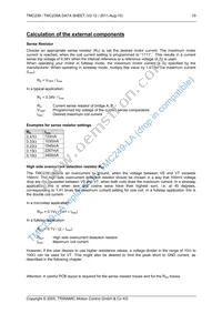 TMC239A-SA Datasheet Page 19