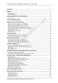 TMC246B-PA Datasheet Page 2
