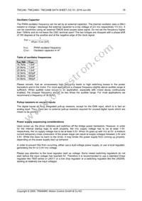 TMC246B-PA Datasheet Page 19