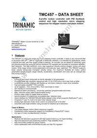 TMC457-BC Datasheet Cover