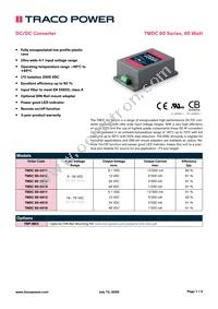 TMDC 60-4811 Datasheet Cover