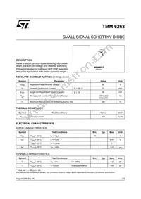 TMM6263FILM Datasheet Cover