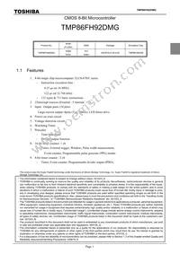TMP86FHDMG(KYZ) Datasheet Page 15