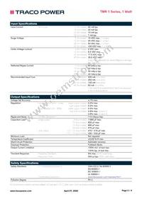 TMR 1-4823 Datasheet Page 2