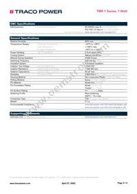 TMR 1-4823 Datasheet Page 3