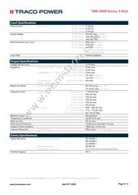 TMR 3-4812WIR Datasheet Page 2