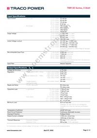 TMR 3-4823E Datasheet Page 2