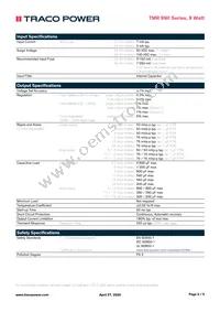 TMR 9-4823WI Datasheet Page 2