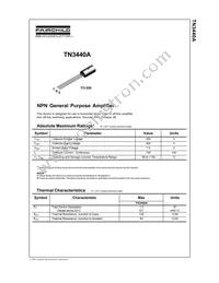 TN3440A Datasheet Cover