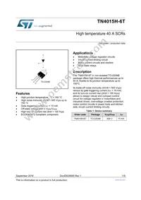 TN4015H-6T Datasheet Cover