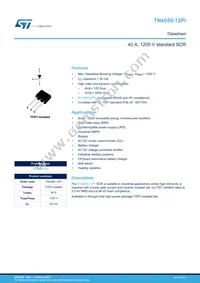 TN4050-12PI Datasheet Cover