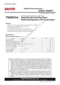 TN5D51A-HB11-E Datasheet Cover