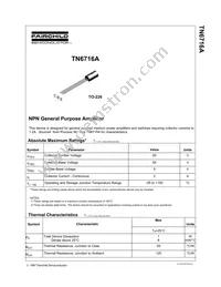 TN6716A Datasheet Cover