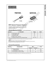 TN6728A Datasheet Cover