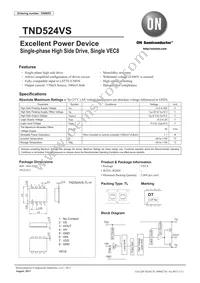 TND524VS-TL-H Datasheet Cover