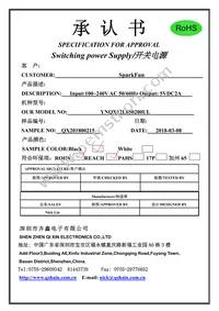 TOL-15311 Datasheet Cover