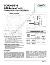 TOP210GN-TL Datasheet Cover