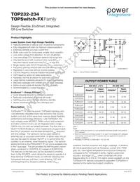 TOP234Y Datasheet Cover