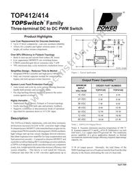 TOP414GN-TL Datasheet Cover