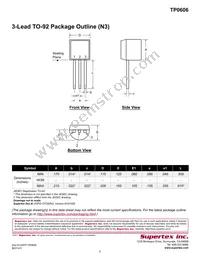 TP0606N3-G-P003 Datasheet Page 5