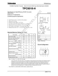 TPC8018-H(TE12LQM) Datasheet Cover