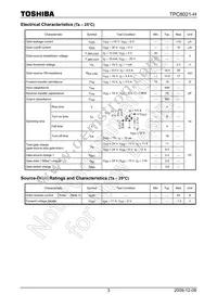 TPC8021-H(TE12LQ Datasheet Page 3