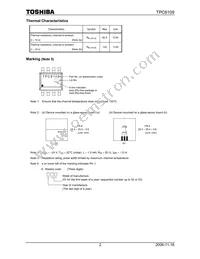 TPC8109(TE12L) Datasheet Page 2