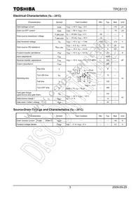 TPC8113(TE12L Datasheet Page 3