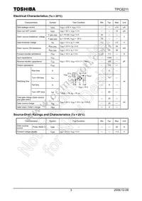 TPC8211(TE12L Datasheet Page 3